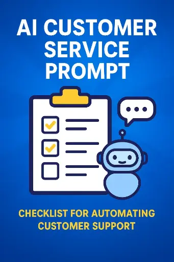 checklist AI service clienti grafici