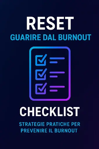 checklist burnout professionale